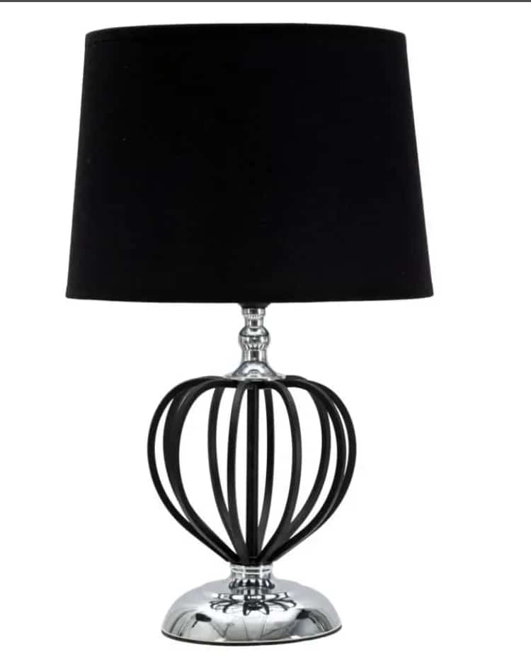 Coppia Lampade satin black