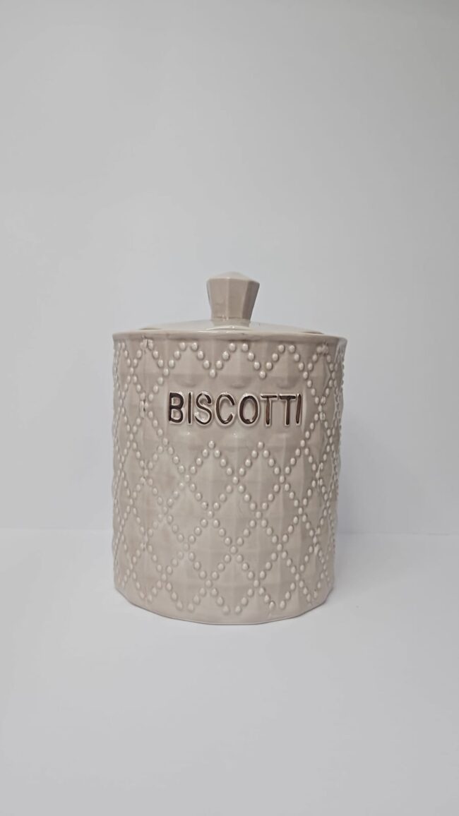 Biscottiera trapuntata